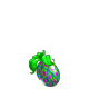 Green Plaid Mini Plastic Negg