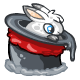 Snowbunny in Hat Cake - r77