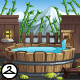 Warm Spring Bath Background