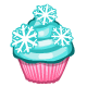 Snowflake Cupcake