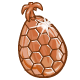 Brown Honeycomb Crystal Negg