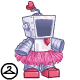 Handmade Valentine Bot Costume - r500