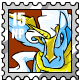 Two Rings Crusader Stamp