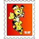 Tyrannian Kougra Stamp - r101