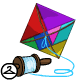 Basic Tangram Puzzle Piece Kite - r101 Basic Tangram Puzzle Piece Kite - r101